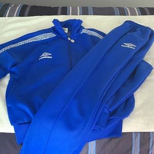 Unisex vintage umbro warmup suit